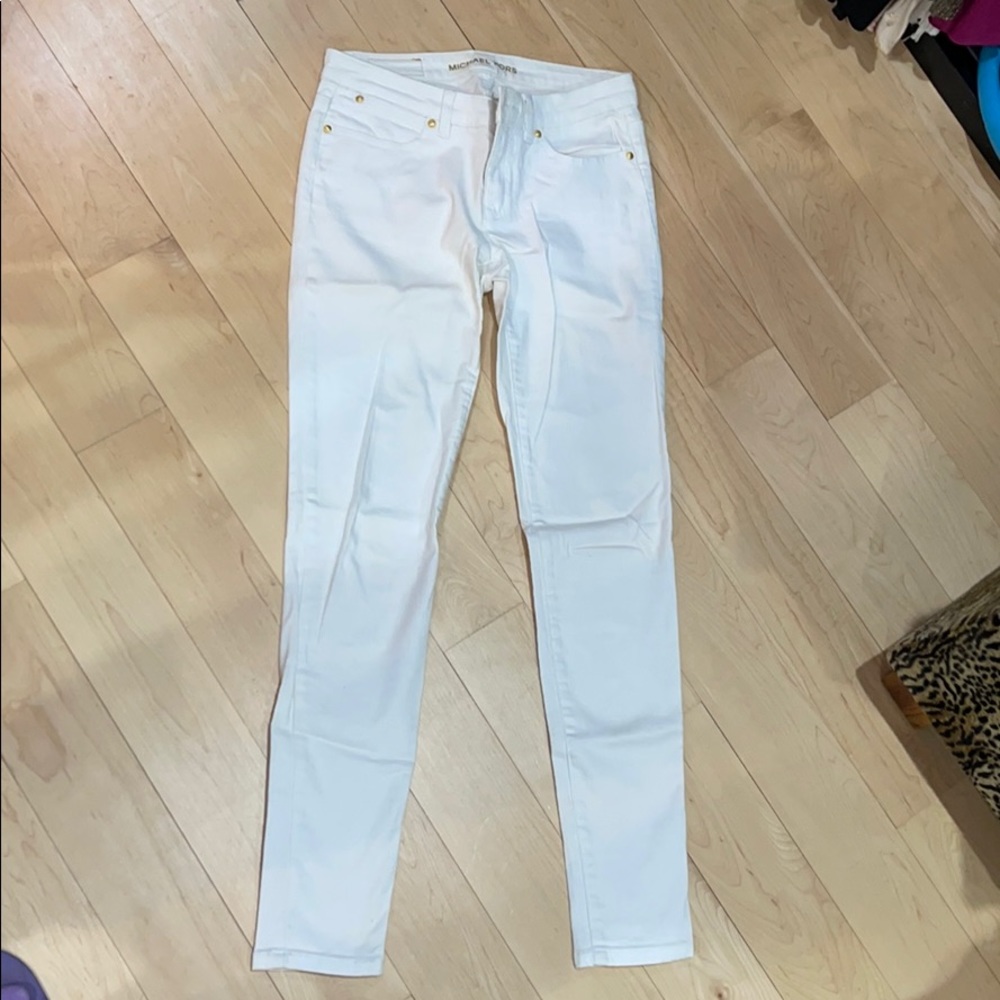Michael Kors White Skinny Jeans